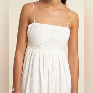 FRNCH White Midi Dress
